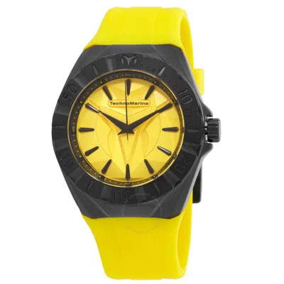 Technomarine Cruise Chronograph Quartz Watch Tm-120011 In Yellow