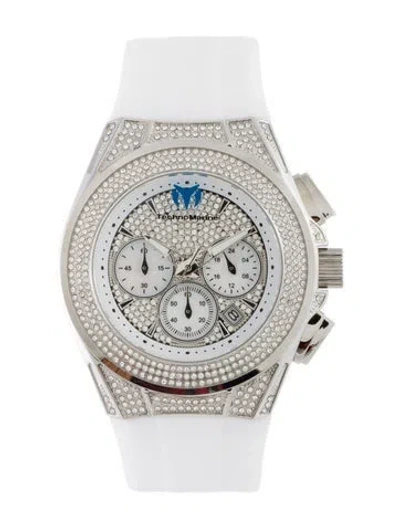 Pre-owned Technomarine Cruise Diva Pave In Multi