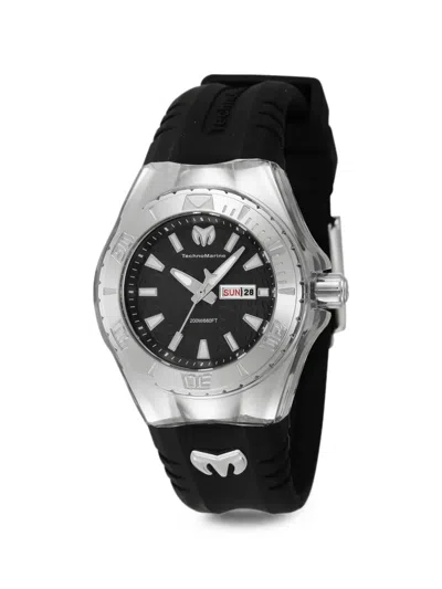Technomarine Cruise Monogram 40mm Watch In Black