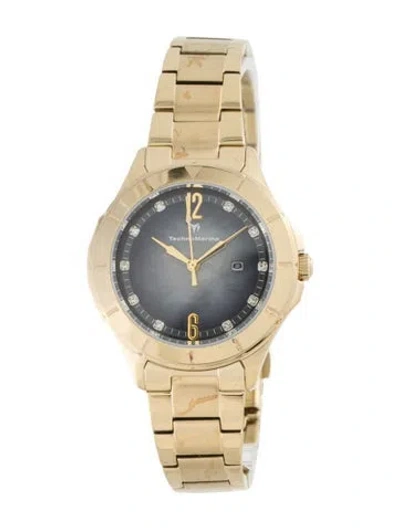 Pre-owned Technomarine Luna Watch, 33mm In Multi