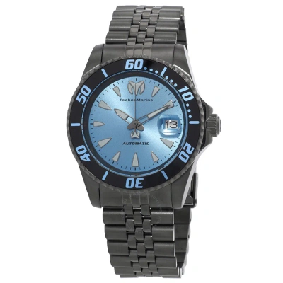 Technomarine Manta Automatic Men's Watch Tm-219057 In Black / Blue