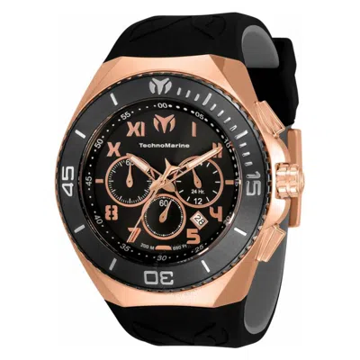 Technomarine Manta Chronograph Quartz Black Dial Men's Watch Tm-220009