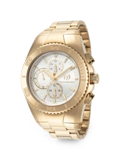 Technomarine 만타 오션 크로노그래프 44.5mm 시계 In Gold