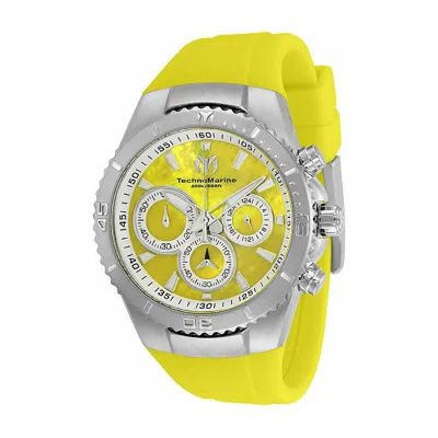 Technomarine Manta Quartz Ladies Watch Tm-220077 In Yellow