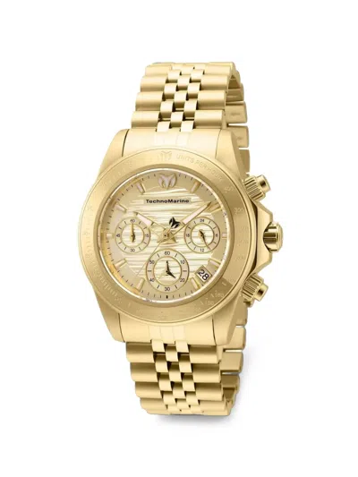 Technomarine Manta Ray 38mm Watch In Gold
