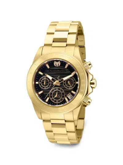 Technomarine Manta Ray Chronograph 38mm Watch In Blue