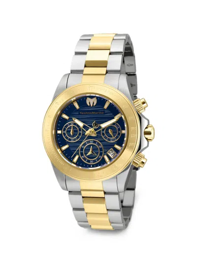 Technomarine Manta Ray Chronograph 38mm Watch In Metallic