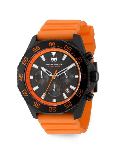 Technomarine Mar Vivo 44mm Watch In Orange