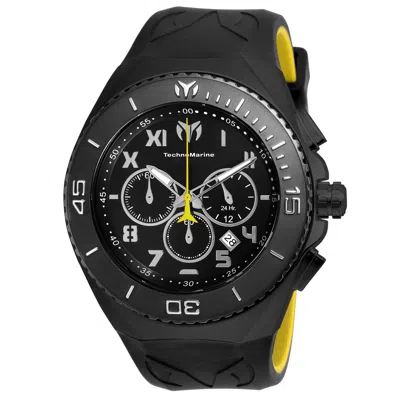 Technomarine Men's 48mm Quartz Watch In Black