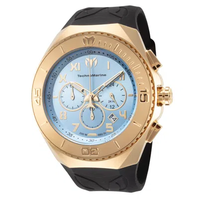 Technomarine Men's Manta Ocean 48mm Quartz Watch In Black