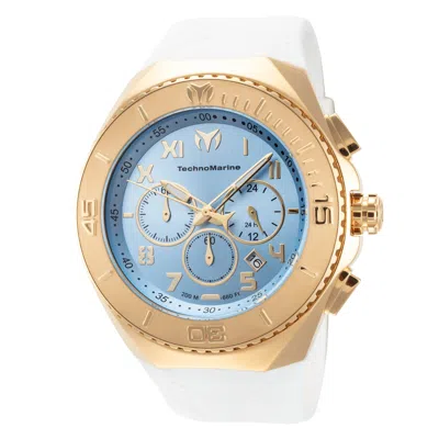 Technomarine Men's Manta Ocean 48mm Quartz Watch In White