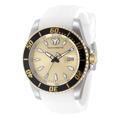 Technomarine Men's Manta Sea 42mm Quartz Watch Tm-225127 In White