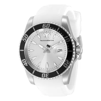 Technomarine Men's Manta Sea 42mm Quartz Watch Tm-225130 In Silver