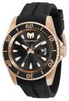 Technomarine Men's Sea 42mm Quartz Watch In Black
