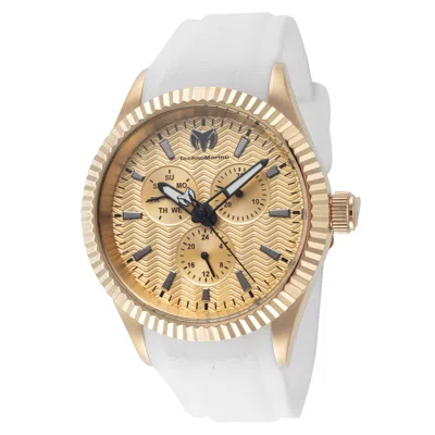 Technomarine Men's Sea Dream 42mm Quartz Watch Tm-724002 In Gold