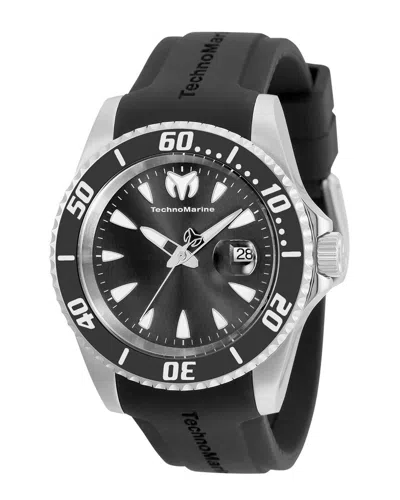 Technomarine Men's Manta 42mm Quartz Watch In Black
