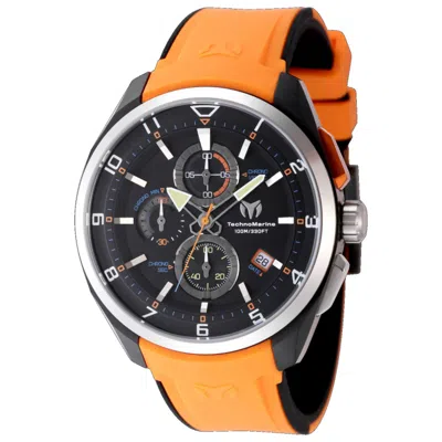 Technomarine Ocean Quantum Men's Watch In Orange