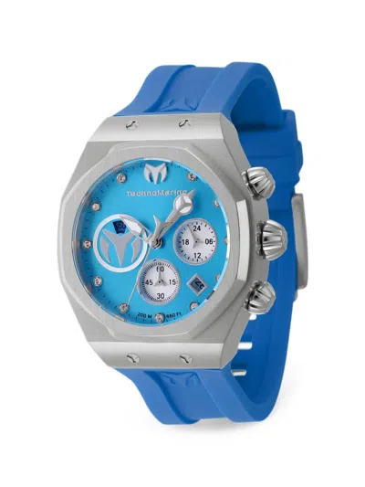 Technomarine Reef Sun Chronograph 40mm Watch In Blue
