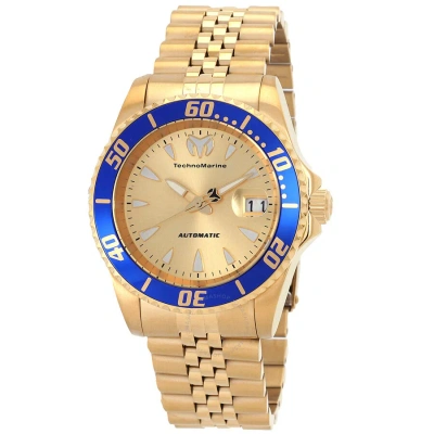 Technomarine Sea Automatic Gold Dial Men's Watch Tm-219052
