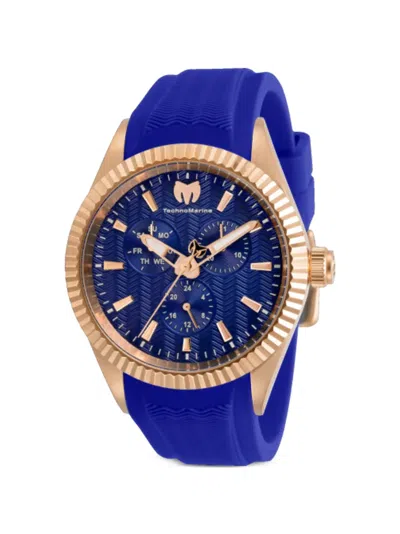 Technomarine Sea Dream 42mm Watch In Blue