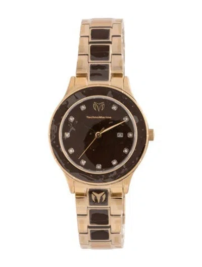 Pre-owned Technomarine Sea Watch, 33mm In Multicolor
