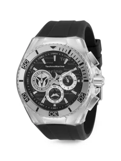 Technomarine Stainless Steel 47mm Watch In Black