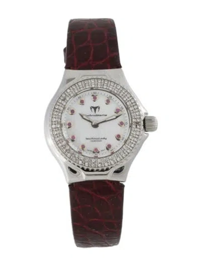 Pre-owned Technomarine Technolady Watch In Multicolor