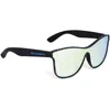 Technomarine Unisex 55 Mm Black Sunglasses In Blue