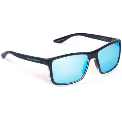 Technomarine Unisex 57 Mm Black Sunglasses In Blue