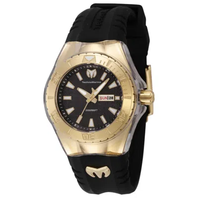 Technomarine Women's Cruise Monogram 36.5mm Watch Tm-122020 In Gold