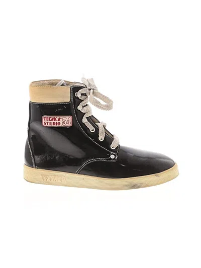 Pre-owned Tecnica Ankle Boots In Black