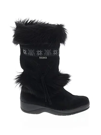 Pre-owned Tecnica Boots In Black