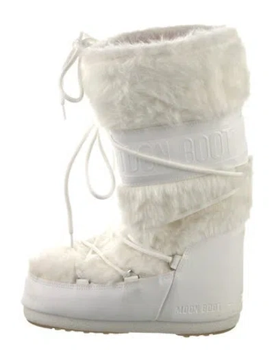 Pre-owned Tecnica Lace-up Boots In White