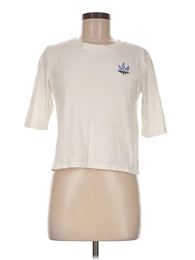 Pre-owned Tecovas 3/4 Sleeve T-shirt In Ivory