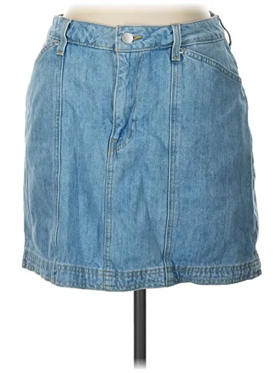 Pre-owned Tecovas Denim Skirt In Blue