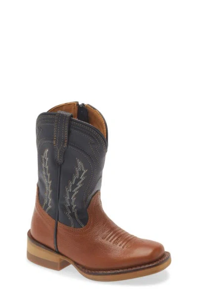 Tecovas Kids' The Doc Western Boot In Brown