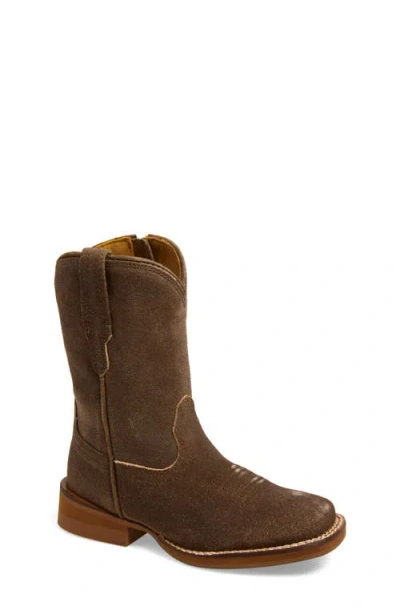 Tecovas Kids' The Doc Western Boot In Brown