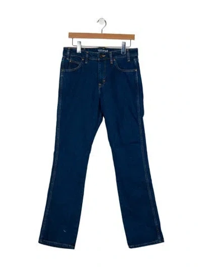 Pre-owned Tecovas Mid-rise Straight Leg Jeans In Blue