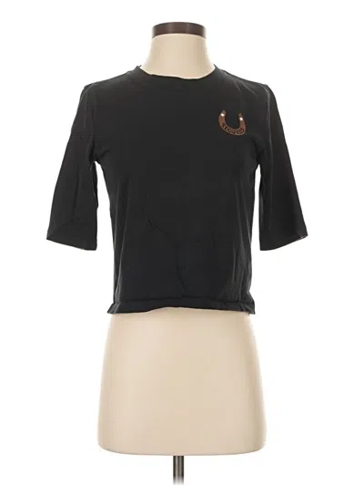 Pre-owned Tecovas Short Sleeve Turtleneck In Black