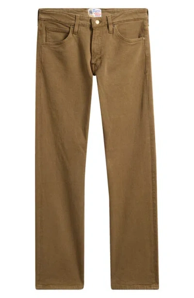 Tecovas Slim Straight Stretch Twill 5-pocket Pants In Brown