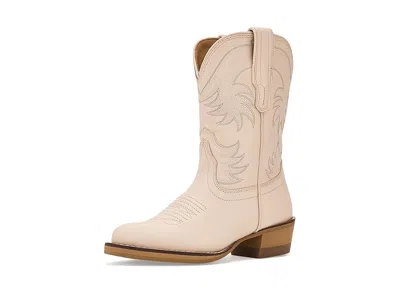 Tecovas The Annie (little Kid) Girls Shoes Bone Cowhide : 1 Little Kid M In Pink