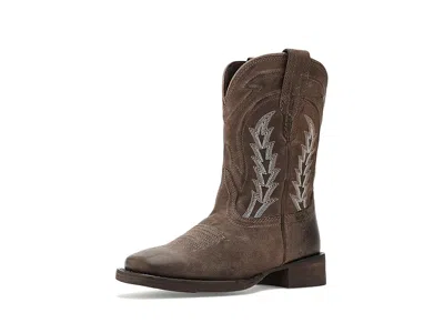 Tecovas The Doc (little Kid) Boys Shoes Cafe Goat : 13 Little Kid M, Leather In Brown