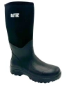 Tecs 16" Cement Rubber Soft Toe Boot In Black