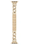 Ted Baker 18mm Apple Watch® Watchband In Goldone