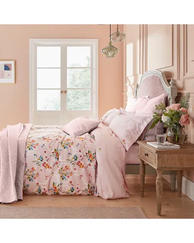 Ted Baker 220 Thread Count Peppermint Comforter Set In Pink