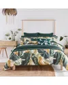 Ted Baker 220 Thread Count Urban Forager Comforter Set In Green