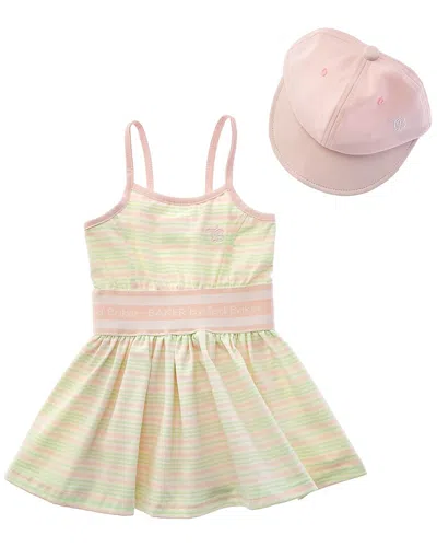 Ted Baker 2pc Active Dress & Twill Hat Set In Green