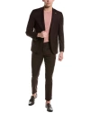 TED BAKER TED BAKER 2PC WOOL-BLEND FLAT FRONT SUIT
