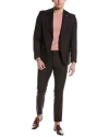 TED BAKER TED BAKER 2PC WOOL FLAT FRONT SUIT