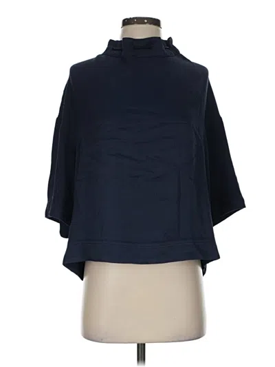 Pre-owned Ted Baker 3/4 Sleeve Blouse In Blue